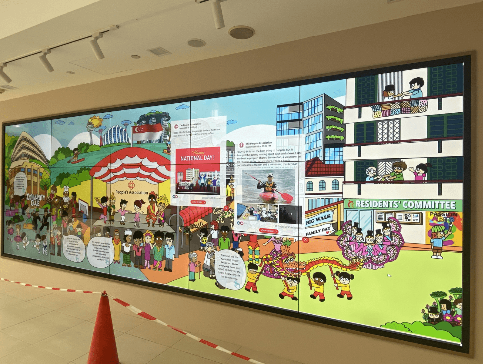 People’s Association Social Media Wall gallery image
